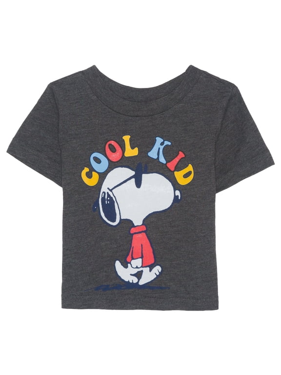 - Snoopy Joe Cool Cool Kid Boys' Short Sleeve Graphic T-Shirt