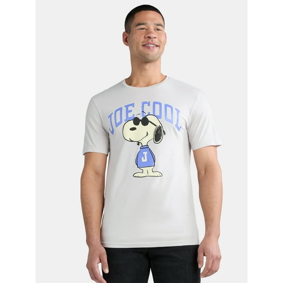 Peanuts Snoopy Joe Cool Men's and Big Men's Graphic Tee, Sizes S-3XL