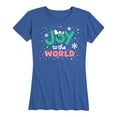 thumbnail image 1 of Peanuts - Snoopy Joy To The World - Women's Short Sleeve Graphic T-Shirt, 1 of 6