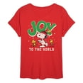 thumbnail image 1 of Peanuts - Snoopy Joy - Womens Oversized Graphic T-Shirt, 1 of 5