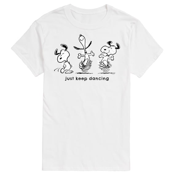 Peanuts - Snoopy Just Keep Dancing - Men's Short Sleeve Graphic T-Shirt