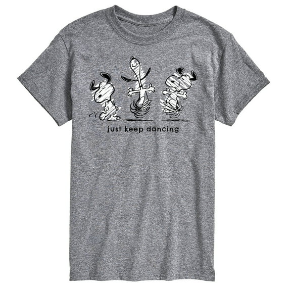 Peanuts - Snoopy Just Keep Dancing - Men's Short Sleeve Graphic T-Shirt