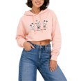 thumbnail image 1 of Peanuts - Snoopy Just Keep Dancing Women's Cropped Graphic Hoodie, 1 of 6