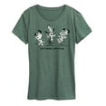 thumbnail image 1 of Peanuts - Snoopy Just Keep Dancing - Women's Short Sleeve Graphic T-Shirt, 1 of 6
