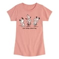 thumbnail image 1 of Peanuts - Snoopy Just Keep Dancing - Youth Girls Short Sleeve Tee, 1 of 6