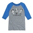 thumbnail image 1 of Peanuts - Snoopy Just Keep Dancing - Youth Raglan Tee, 1 of 5