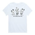 thumbnail image 1 of Peanuts - Snoopy Just Keep Dancing - Youth Short Sleeve Tee, 1 of 6