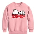 thumbnail image 1 of Peanuts - Snoopy Kanji - Toddler And Youth Crewneck Fleece Sweatshirt, 1 of 5