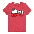 thumbnail image 1 of Peanuts - Snoopy Kanji - Toddler And Youth Short Sleeve Graphic T-Shirt, 1 of 6