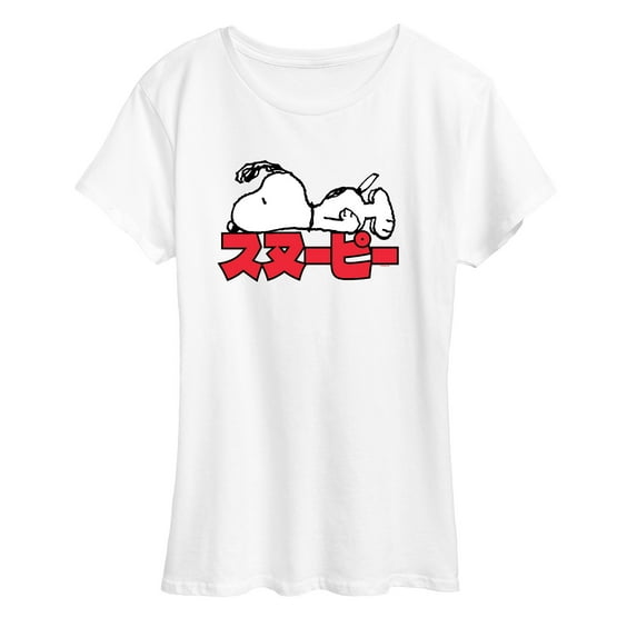 Peanuts - Snoopy Kanji - Women's Short Sleeve Graphic T-Shirt