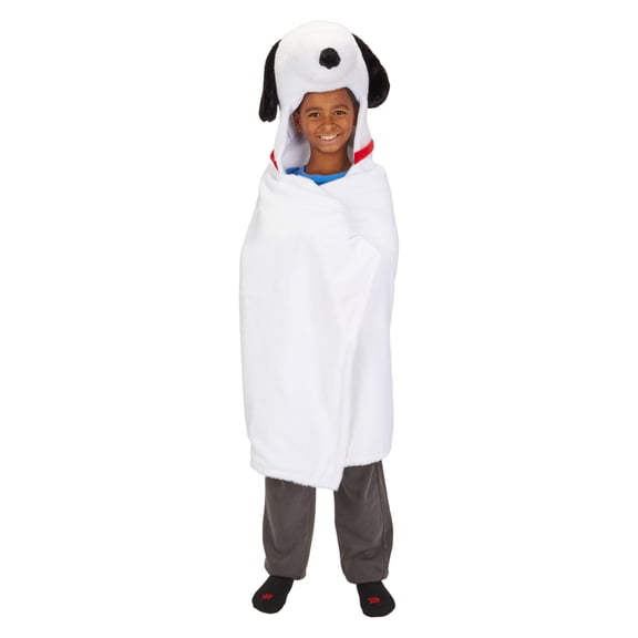 Peanuts Snoopy Kids Hooded Throw Blanket