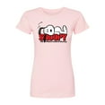 thumbnail image 1 of Peanuts - Snoopy Laying - Juniors Fitted Graphic T-Shirt, 1 of 4