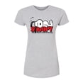 thumbnail image 1 of Peanuts - Snoopy Laying - Juniors Fitted Graphic T-Shirt, 1 of 5