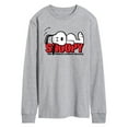 thumbnail image 1 of Peanuts - Snoopy Laying - Men's Long Sleeve Graphic T-Shirt, 1 of 5