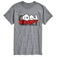 thumbnail image 1 of Peanuts - Snoopy Laying - Men's Short Sleeve Graphic T-Shirt, 1 of 5