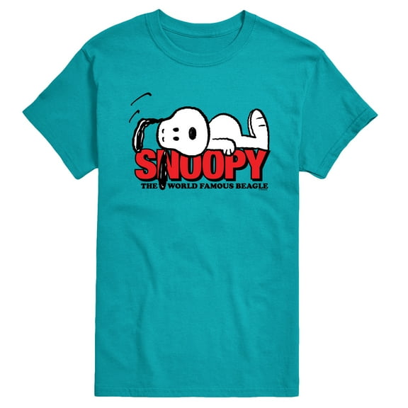 Peanuts - Snoopy Laying - Men's Short Sleeve Graphic T-Shirt