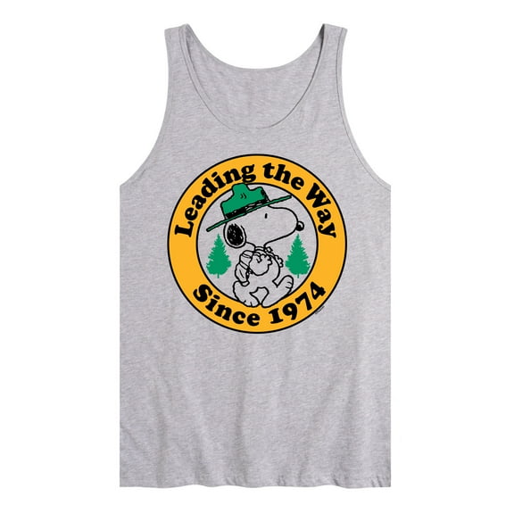Peanuts - Snoopy Leading The Way - Men's Jersey Tank Top