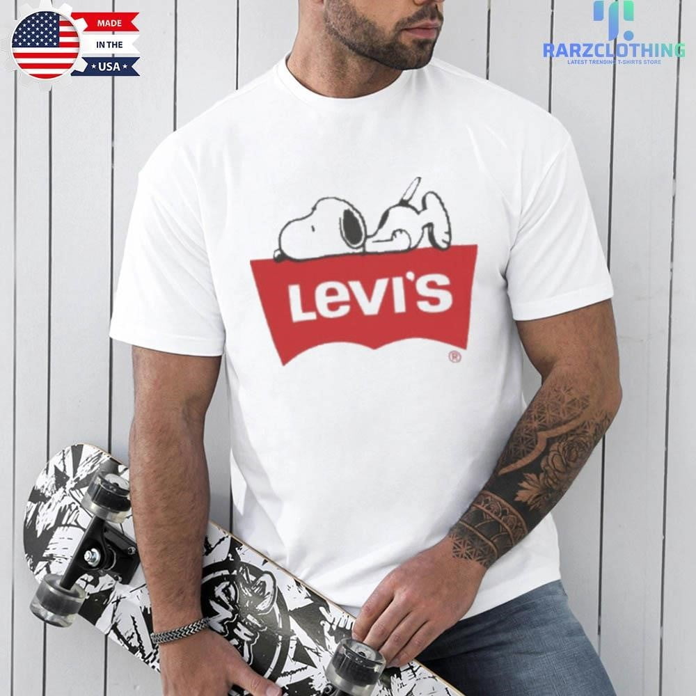 T shirt snoopy levis online