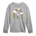 thumbnail image 1 of Peanuts - Snoopy Looking Up Rainbow - Toddler & Youth Long Sleeve Graphic T-Shirt, 1 of 6