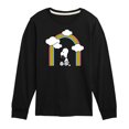 thumbnail image 1 of Peanuts - Snoopy Looking Up Rainbow - Toddler & Youth Long Sleeve Graphic T-Shirt, 1 of 6