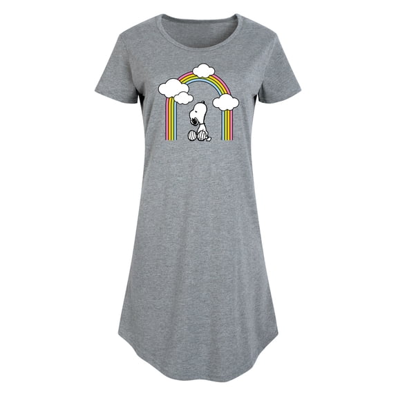 Peanuts - Snoopy Looking Up Rainbow - Women's Any Way Dress
