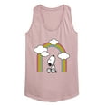 thumbnail image 1 of Peanuts - Snoopy Looking Up Rainbow - Women's Racerback Tank Top, 1 of 6