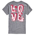 thumbnail image 1 of Peanuts - Snoopy Love - Men's Short Sleeve Graphic T-Shirt, 1 of 5