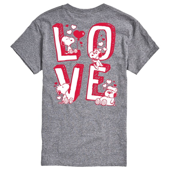 Peanuts - Snoopy Love - Men's Short Sleeve Graphic T-Shirt