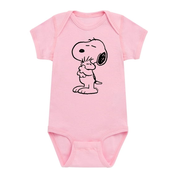 Peanuts - Snoopy Loves Woodstock - Infant Baby One Piece