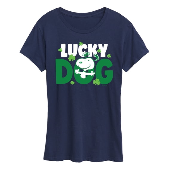 Peanuts - Snoopy Lucky Dog - Women's Short Sleeve Graphic T-Shirt