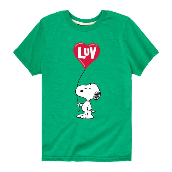 Peanuts - Snoopy Luv - Toddler And Youth Short Sleeve Graphic T-Shirt