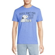 Peanuts Snoopy Men's & Big Men's Short Sleeve Tee Shirt, Sizes S-3XL