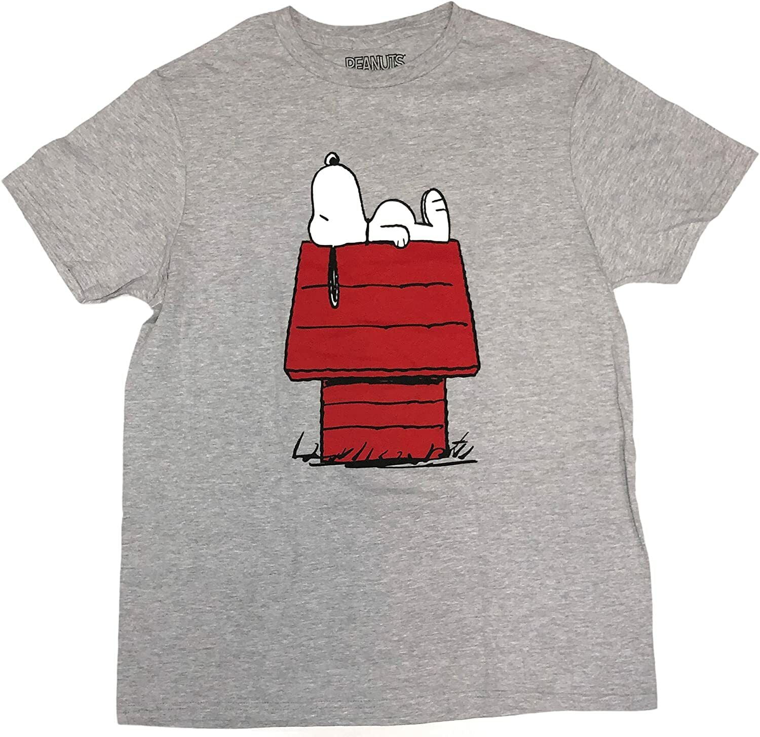 Peanuts Snoopy Men's Short Sleeve Doghouse TShirt Medium
