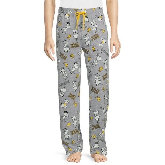 Peanuts Snoopy Men's and Big Men's Graphic Sleep Pants, Size S-2X