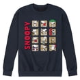thumbnail image 1 of Peanuts - Snoopy Monthly - Men's Crew Fleece Sweatshirt, 1 of 4