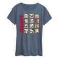 thumbnail image 1 of Peanuts - Snoopy Monthly - Women's Short Sleeve Graphic T-Shirt, 1 of 5