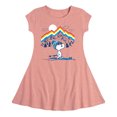 thumbnail image 1 of Peanuts - Snoopy Mountain Retro - Toddler And Youth Girls Fit And Flare Dress, 1 of 1