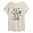 thumbnail image 1 of Peanuts - Snoopy Mummy And Bats - Women's Oversized T-Shirt, 1 of 6