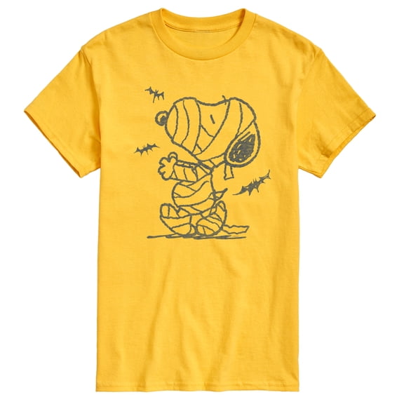 Peanuts - Snoopy Mummy And Bats - Men's Short Sleeve Graphic T-Shirt