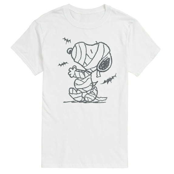 Peanuts - Snoopy Mummy And Bats - Men's Short Sleeve Graphic T-Shirt