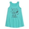 thumbnail image 1 of Peanuts - Snoopy Mummy And Bats - Toddler & Youth Girls A-line Dress, 1 of 5