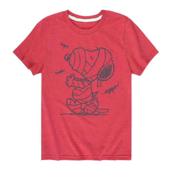 Peanuts - Snoopy Mummy And Bats Boys' Short Sleeve Graphic T-Shirt
