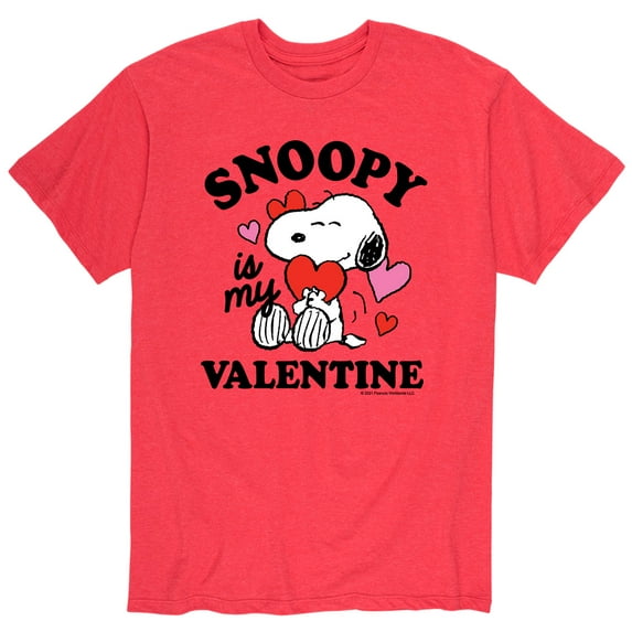 Peanuts - Snoopy My Valentine - Men's Short Sleeve Graphic T-Shirt