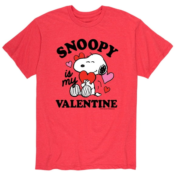 Peanuts - Snoopy My Valentine - Men's Short Sleeve Graphic T-Shirt