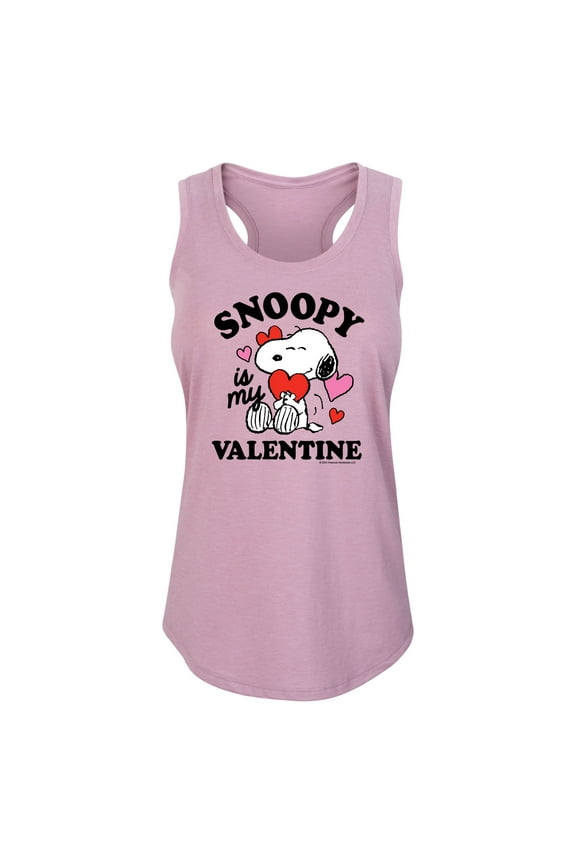 - Snoopy My Valentine - Women's Racerback Tank