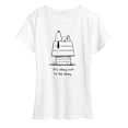 thumbnail image 1 of Peanuts - Snoopy Okay Not To Be Okay - Women's Short Sleeve Graphic T-Shirt, 1 of 5