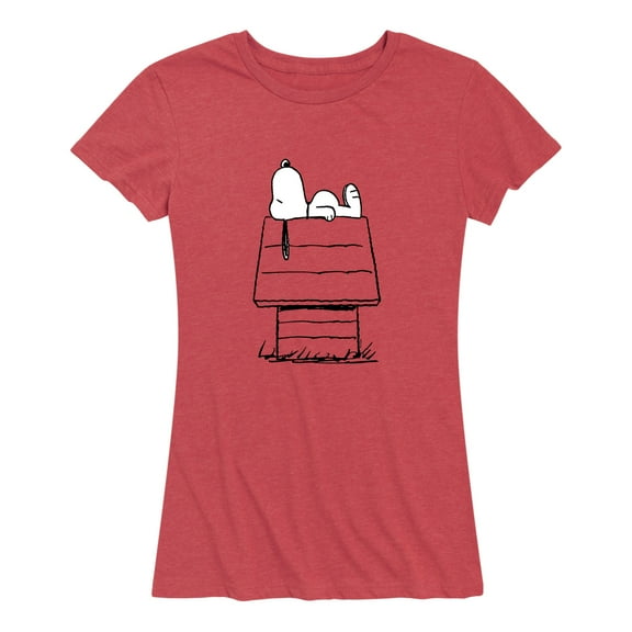 Peanuts - Snoopy On Doghouse - Women's Short Sleeve Graphic T-Shirt