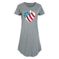 thumbnail image 1 of Peanuts - Snoopy On Flag Heart - Women's Any Way Dress, 1 of 7
