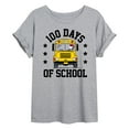 thumbnail image 1 of Peanuts - Snoopy One Hundred Days Of School - Juniors Ideal Flowy Muscle T-Shirt, 1 of 6