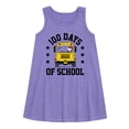 thumbnail image 1 of Peanuts - Snoopy One Hundred Days Of School - Toddler & Youth Girls A-line Dress, 1 of 5